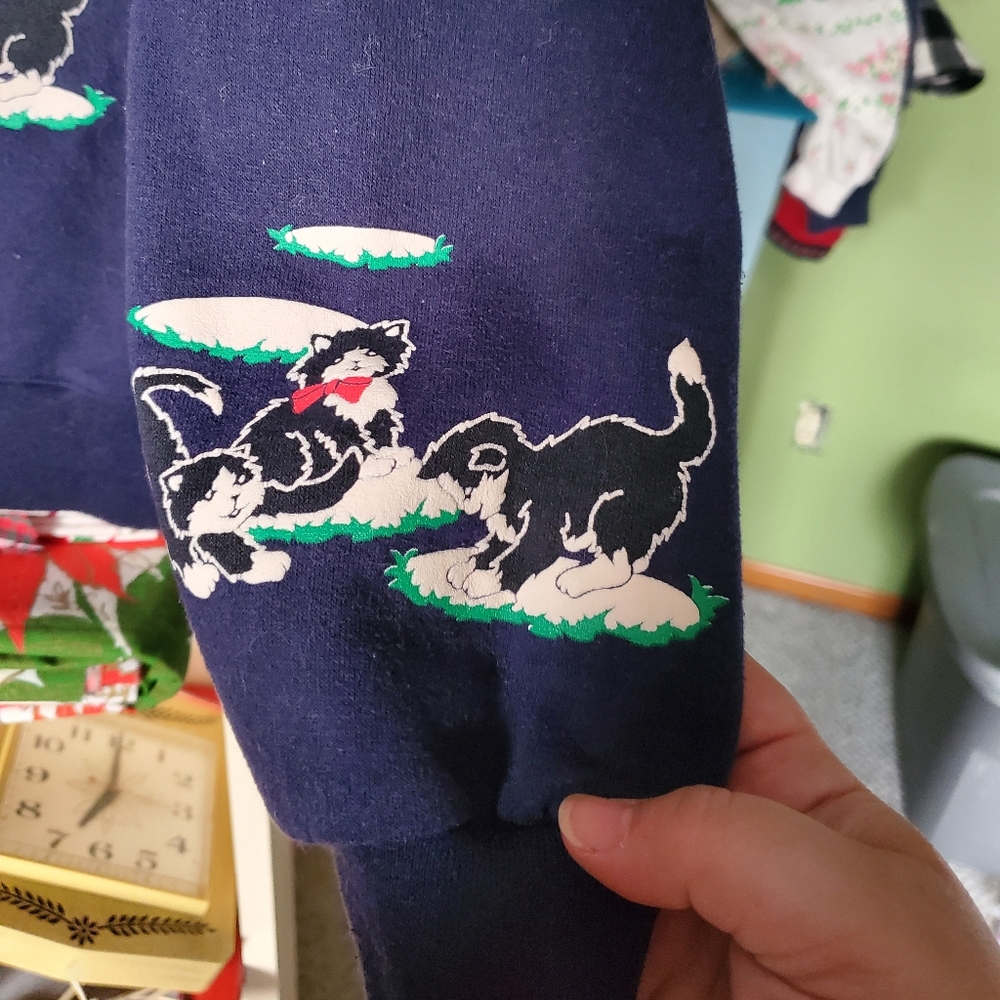 SPUMONI VINTAGE CAT SWEATSHIRT - Picture 4 of 6
